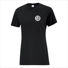 Load image into Gallery viewer, Women's 2 Logo T-Shirt - Pine Waves Martial Arts
